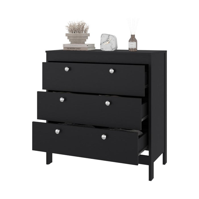 Organizador Newcastle, Wengue, Con tres cajones  ZF