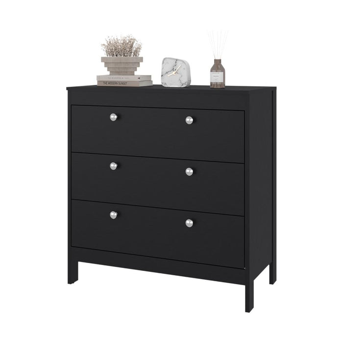 Organizador Newcastle, Wengue, Con tres cajones  ZF