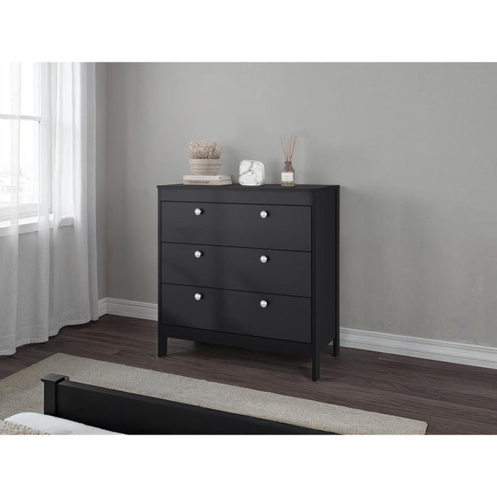 Organizador Newcastle, Wengue, Con tres cajones  ZF