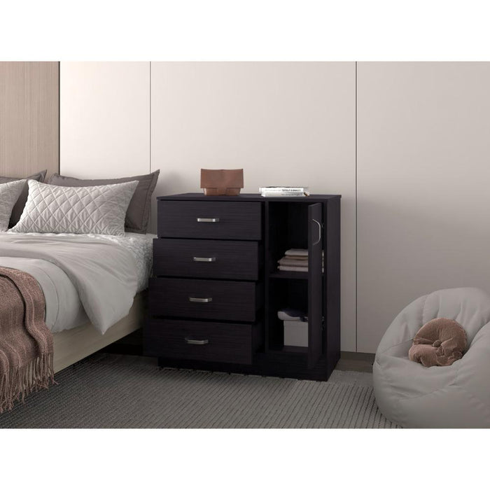 Organizador Kati, Wengue con cuatro cajones ZF