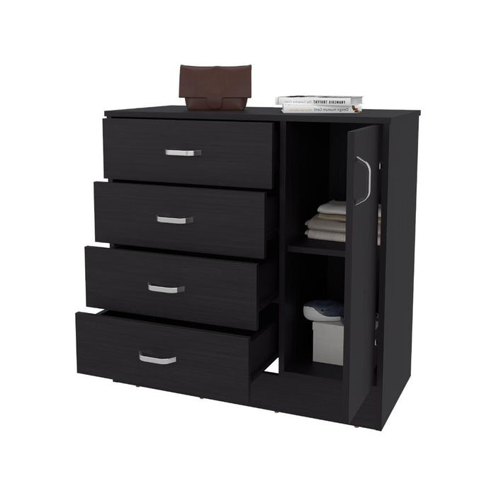 Organizador Kati, Wengue con cuatro cajones ZF