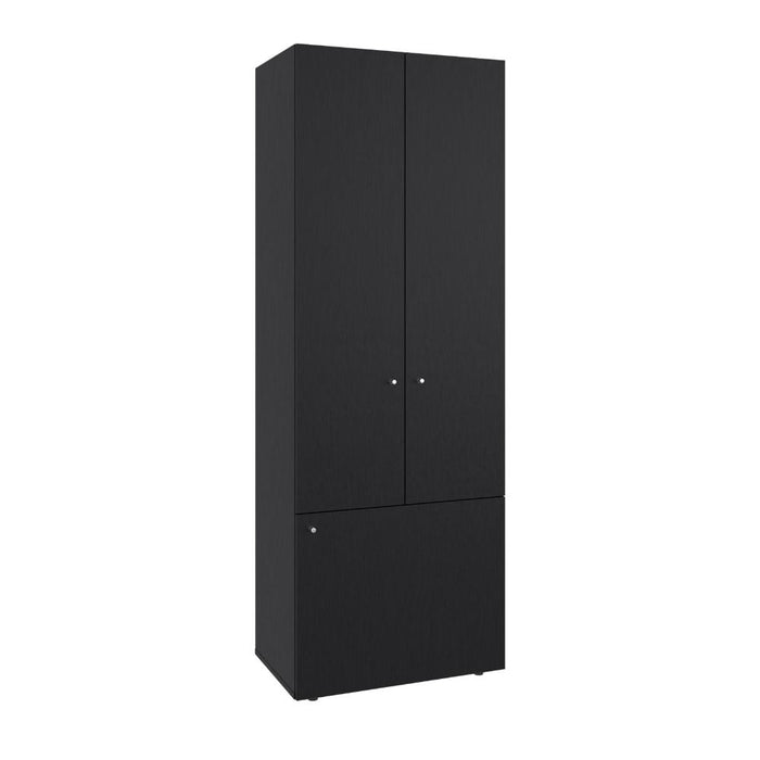 Closet Beico II, Wengue, Con Tres Puertas Abatibles y Tres Entrepaños