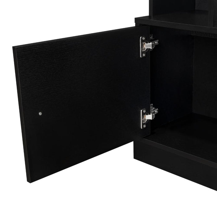 Mesa Para Tv Roy, Wengue, con Espacio Para Televisor de 50 Pulgadas