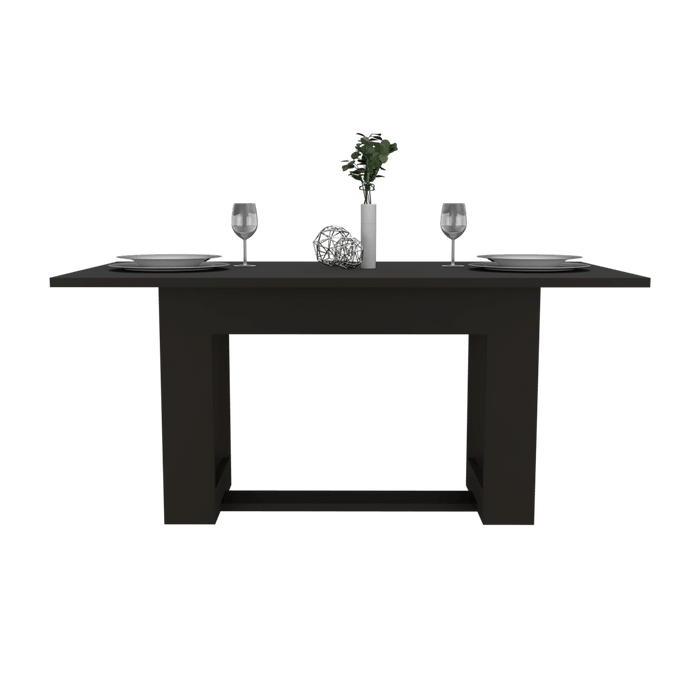 Mesa Para Comedor Volder, Wengue, con Amplia Superficie, No Incluye Sillas