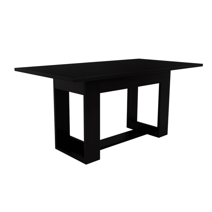 Mesa Para Comedor Volder, Wengue, con Amplia Superficie, No Incluye Sillas