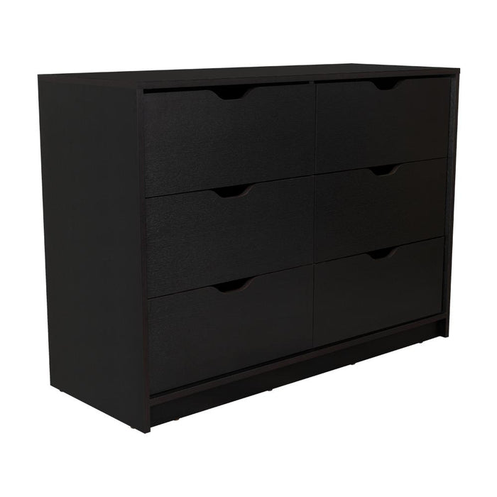 Organizador Brasilia, Wengue, Con Cuatro Cajones Multiusos Deslizables