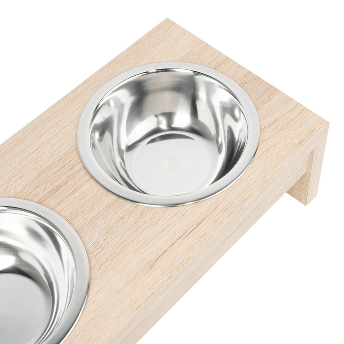 Comedero para Mascotas Laica, Beige