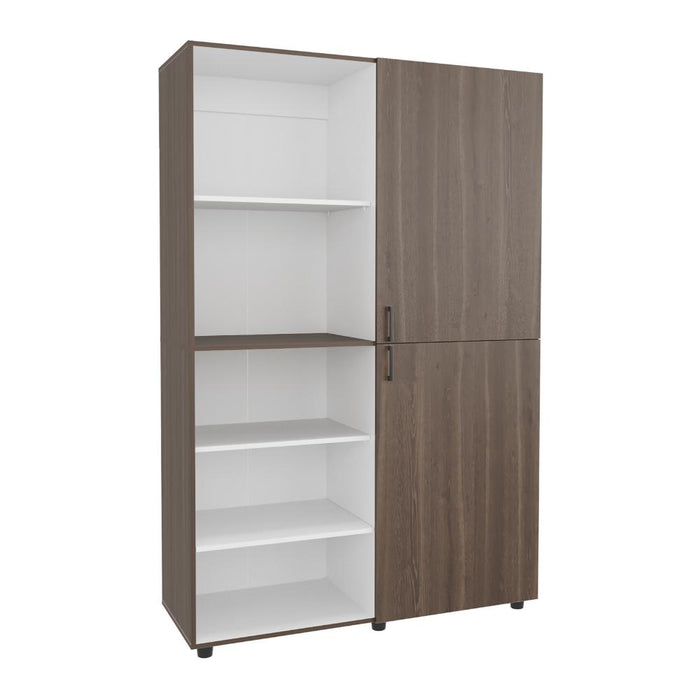 Closet Econo, Milan y Blanco Duqueza, Pequeño con amplios espacios para guardar ropa