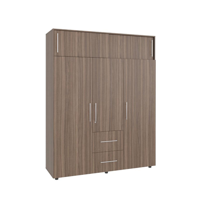 Closet Montano 160, Avellana y Wengue, Con Tres Puertas