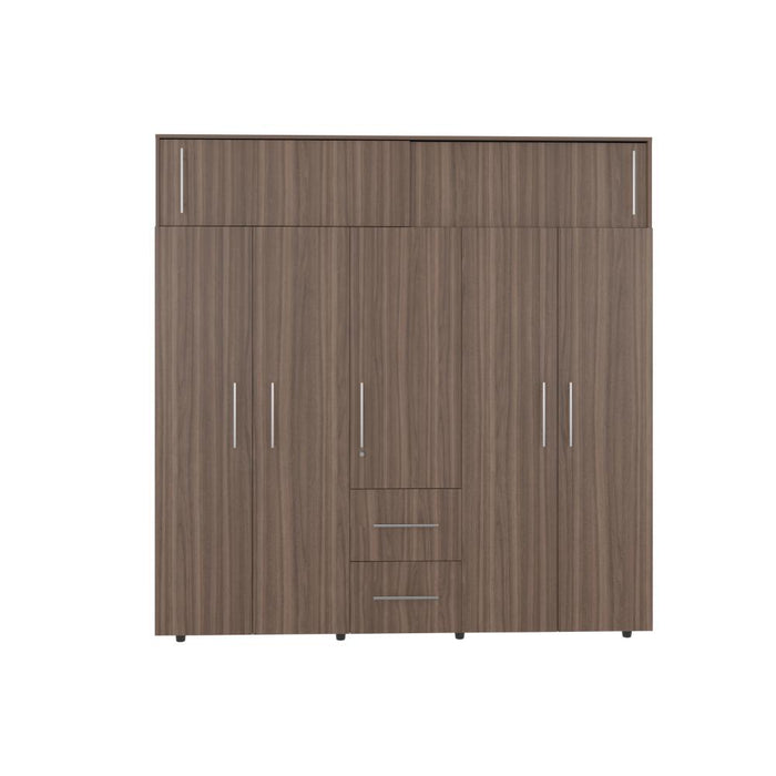 Closet Montano 230, Avellana y Wengue, De Dos puertas Corredizas