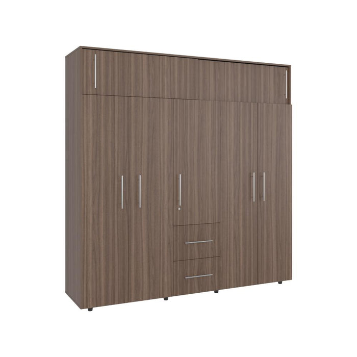 Closet Montano 230, Avellana y Wengue, De Dos puertas Corredizas