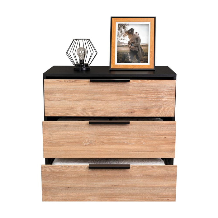 Organizador Wesley, Wengue y Miel, con tres Cajones ZF