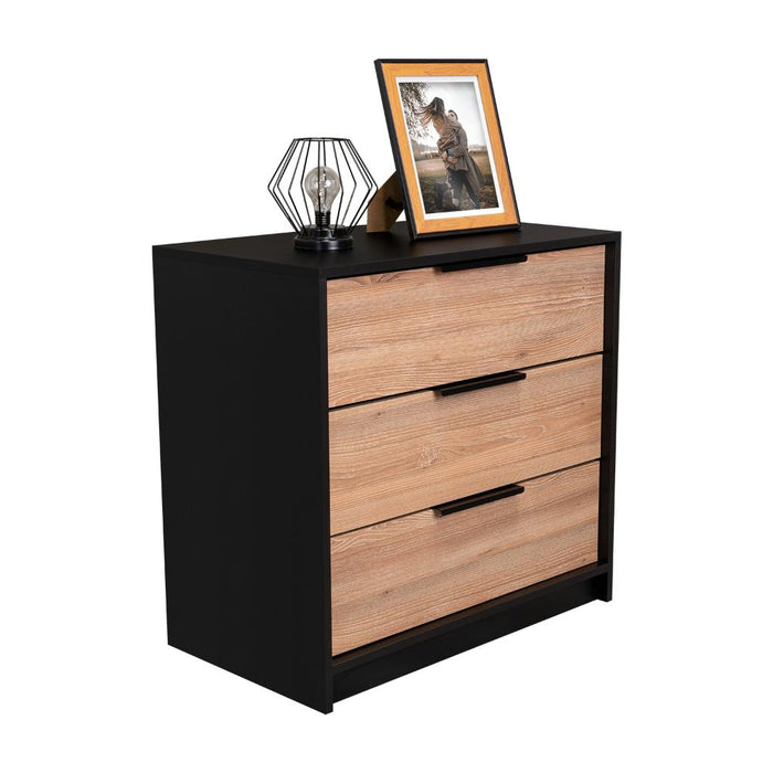 Organizador Wesley, Wengue y Miel, con tres Cajones ZF