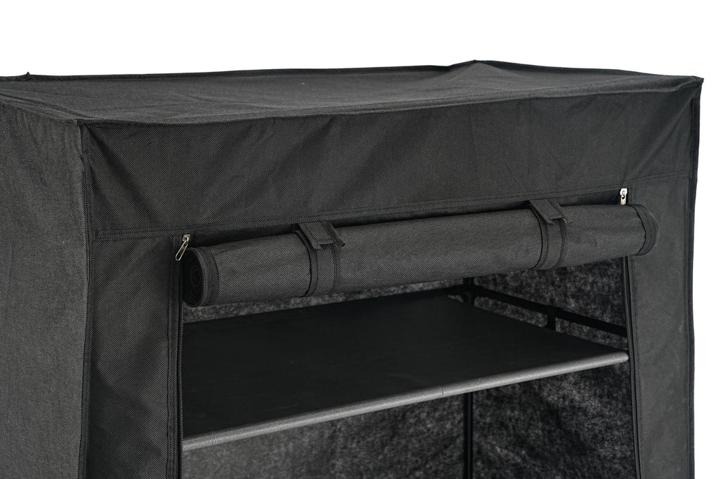 Clóset Organizador Tuco, Negro, de Tela, con Espacio para Organizar Ropa