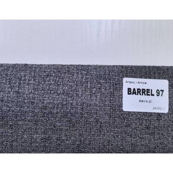 Cama Mecy Lift 160, Gris Oscuro, Tapizada, con Almacenamiento Hidráulico