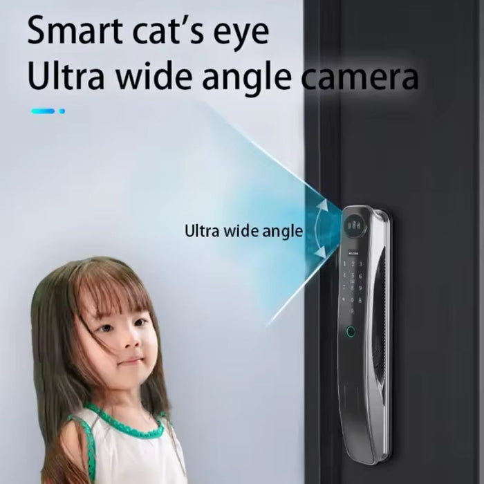 Cerradura inteligente con reconocimiento facial y múltiples métodos de acceso