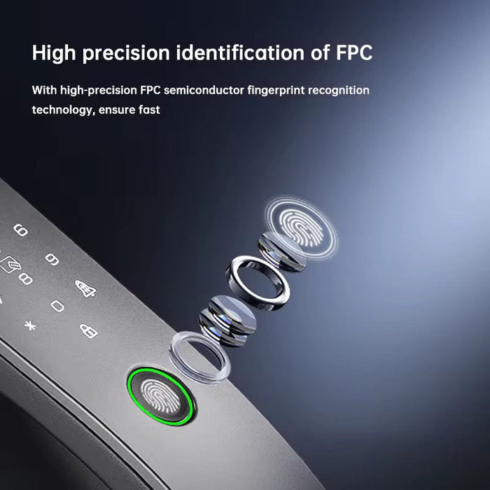 Cerradura inteligente motorizada con reconocimiento y camara videollamada P3 Pro