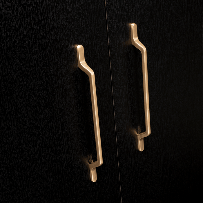 Closet Golden, Wengue y Dorado, Variedad De Entrepaños y Seis Puertas Abatibles