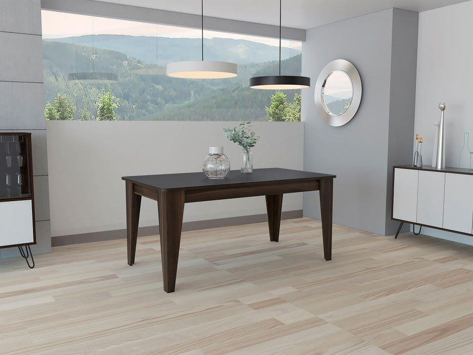 Mesa Para Comedor Ursa, Caoba, Diseño Moderno, No Incluye Sillas