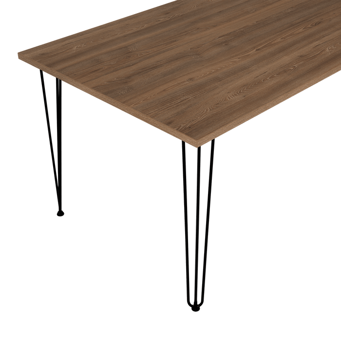 Mesa Para Comedor Lara, Miel, con Amplia Superficie, No Incluye Sillas