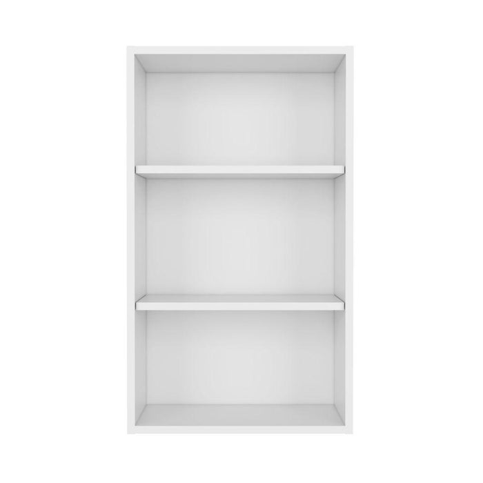 Complemento Gabinete Superior Dibala, Blanco Perla, cuenta con 3 entrepaños