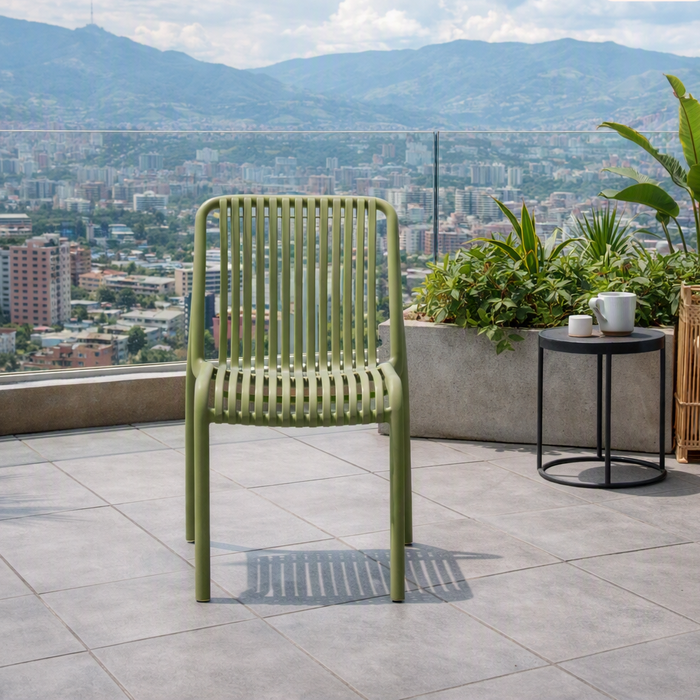 Silla Terra, Color Verde, con Espaldar