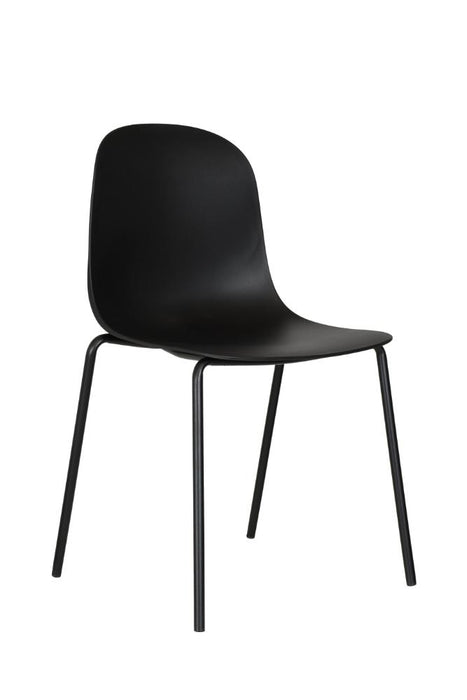 Silla Aiara, Color Negro, diseño moderno