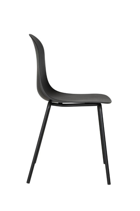 Silla Aiara, Color Negro, diseño moderno