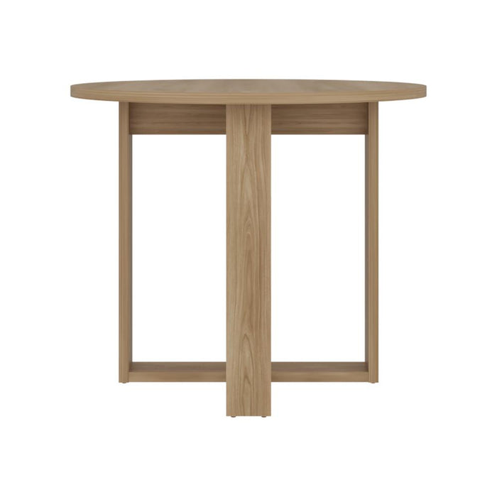 Mesa para Comedor Lily, Fresno Europeo, Estilo Moderno y Minimalista, No Incluye Sillas ZF