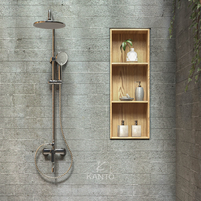 Columna de ducha Essential color cromo marca Kanto