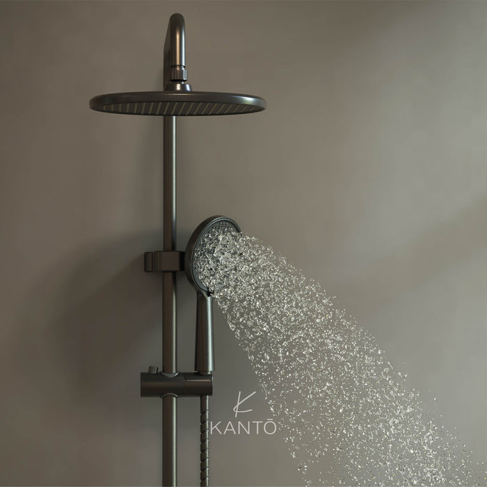 Columna de ducha ESSENTIAL gun grey marca Kanto