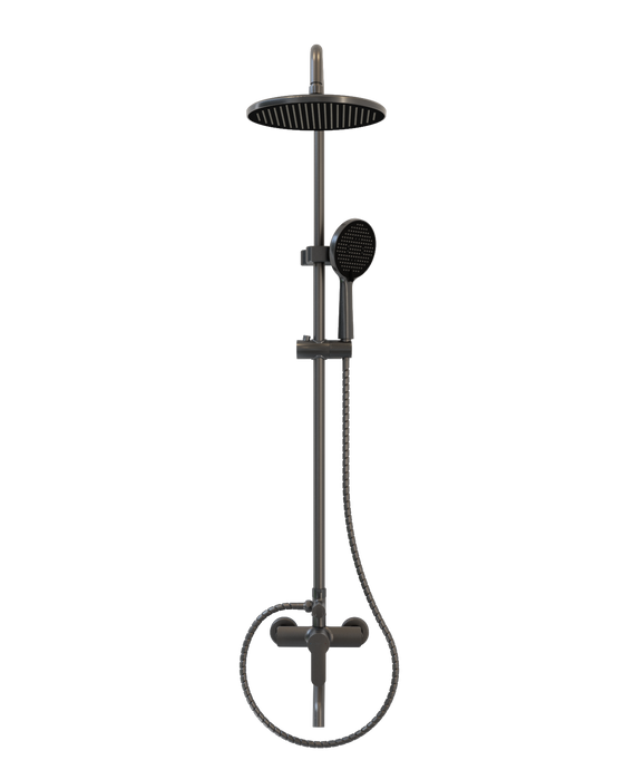 Columna de ducha ESSENTIAL gun grey marca Kanto