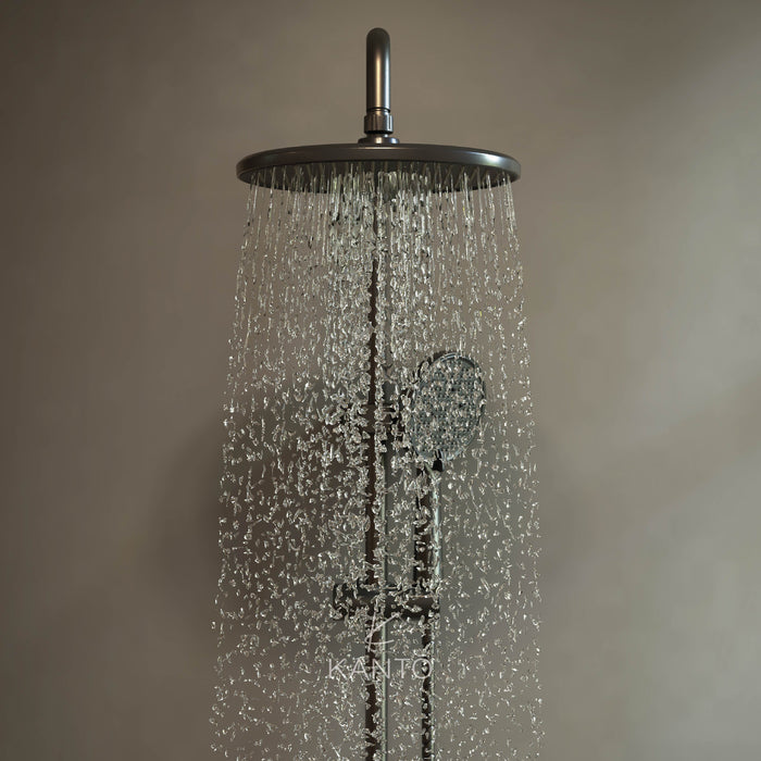 Columna de ducha ESSENTIAL gun grey marca Kanto