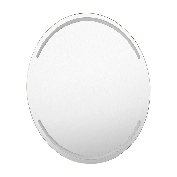 Espejo Circular Dallas, con Diseño en Sandblasting