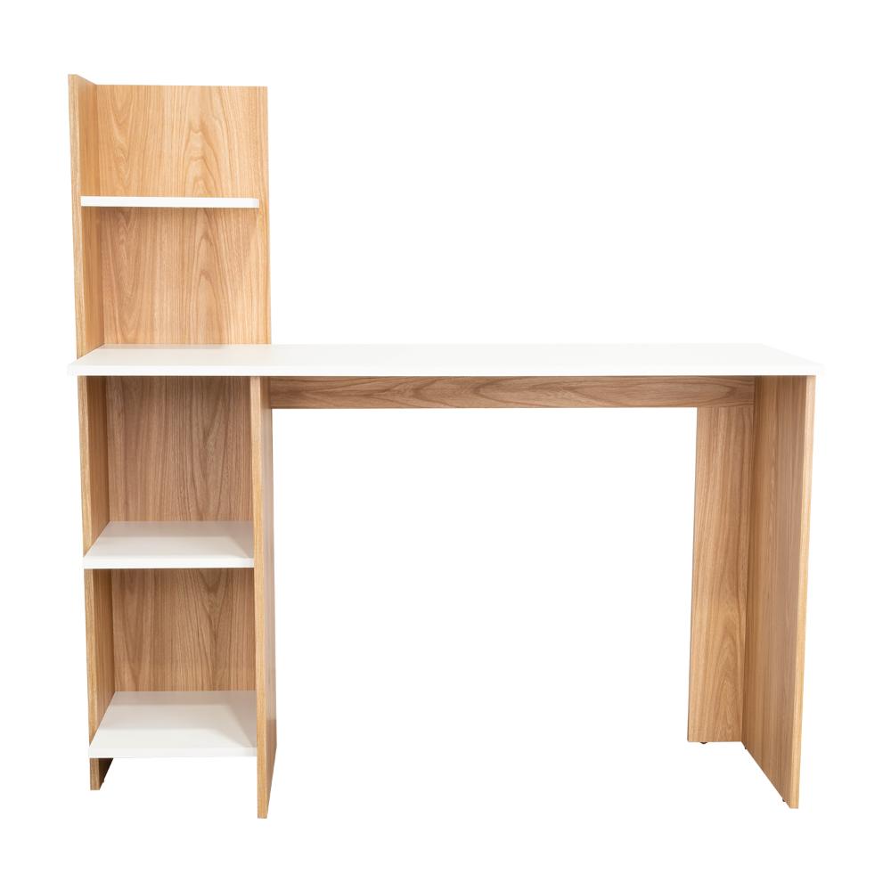 Escritorio Vilna 120, Fresno Europeo y Blanco Duqueza