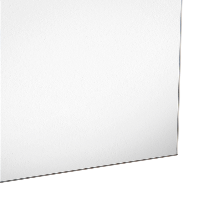 Espejo Rectangular Garda, Gris, con Luz Led