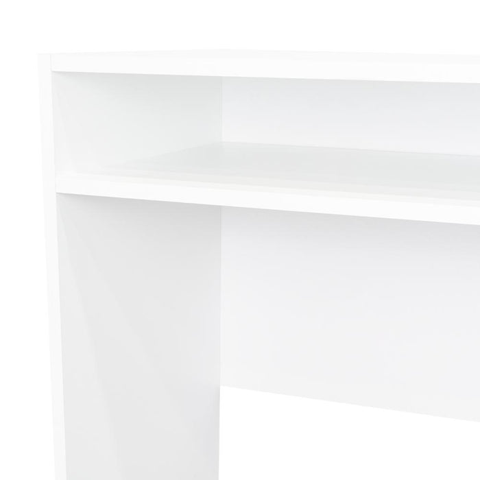 Escritorio Estelar, Blanco Duqueza, cuenta con un entrepaño