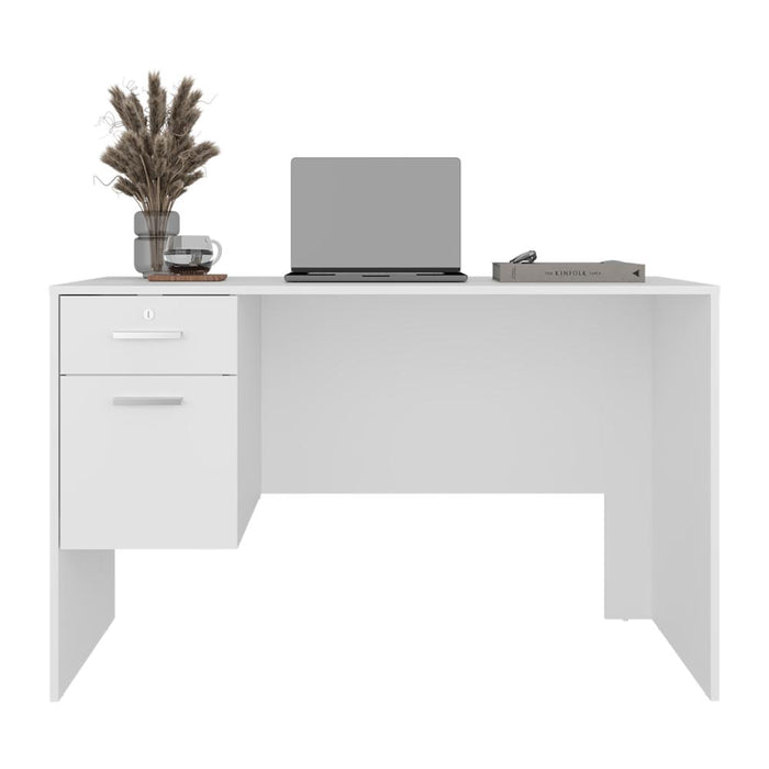 Escritorio Mellier, Blanco Duqueza, con Amplia Superficie de Trabajo ZF