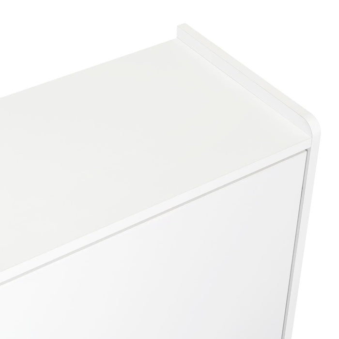 Escritorio Plegable Lesli, Blanco Duqueza, con un diseño funcional y practico
