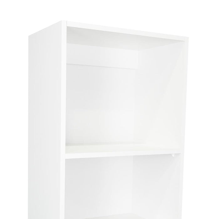 Biblioteca Home Eco, Blanco Duqueza, con Cinco Entrepaños