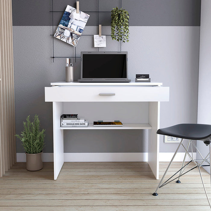 Escritorio 80 Cajón, Blanco