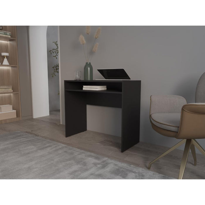 Escritorio Estelar, Wengue, Cuenta con un Entrepaño Ideal para Ubicar Objetos