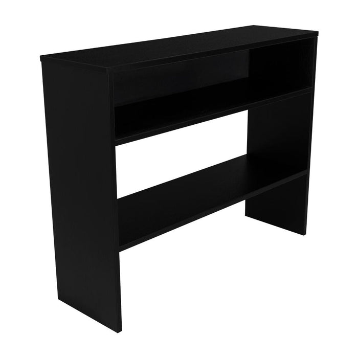 Mesa Auxiliar Ascher, Wengue, Con Dos Entrepaños