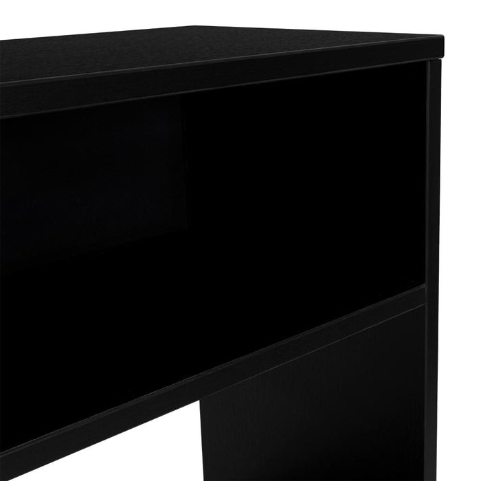 Mesa Auxiliar Ascher, Wengue, Con Dos Entrepaños