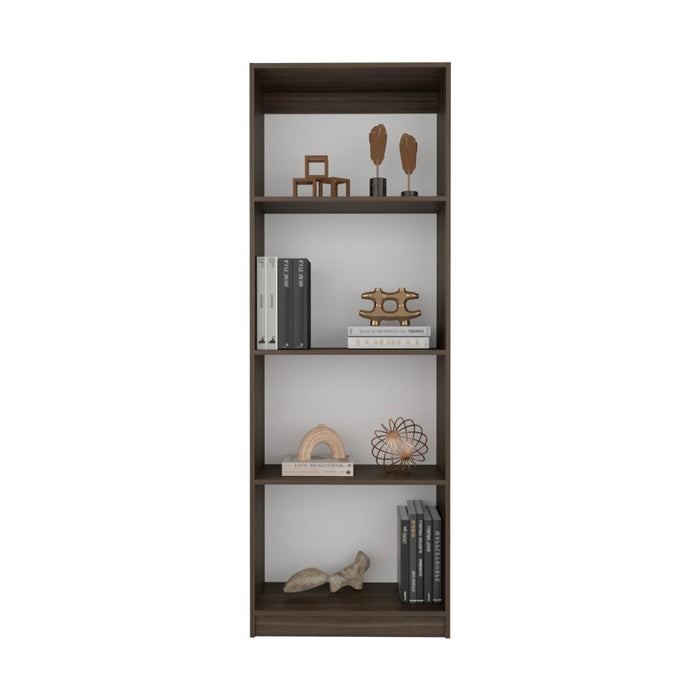 Biblioteca Home, Milan y Blanco Duqueza, con Cuatro Entrepaños