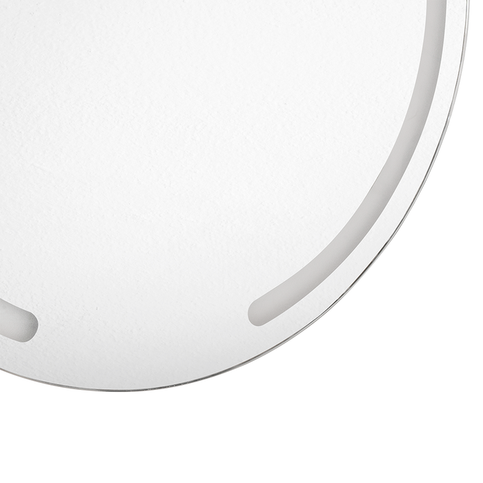 Espejo Ovalle, Circular con Diseño en Sandblasting