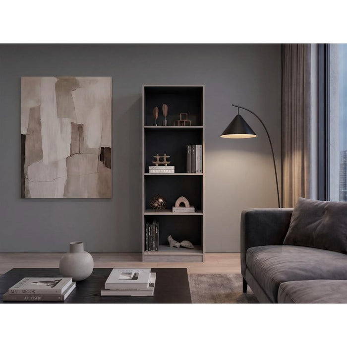 Biblioteca Home, Positano y Wengue, con Cuatro Entrepaños ZF