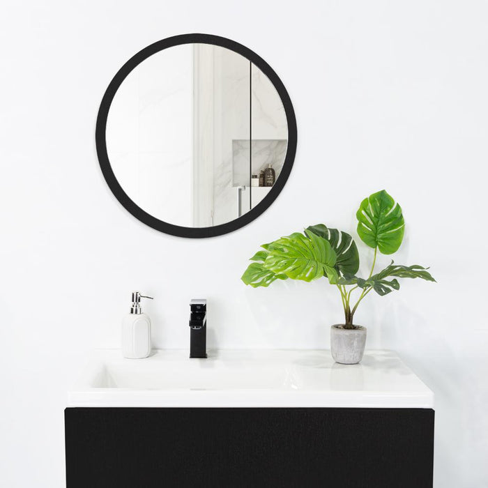 Espejo Circular Eli 60, Negro