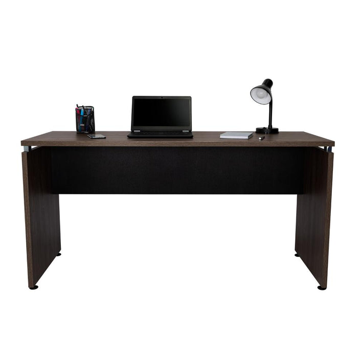 Escritorio Concept 150, Avellana y Wengue, con Amplia Superfice
