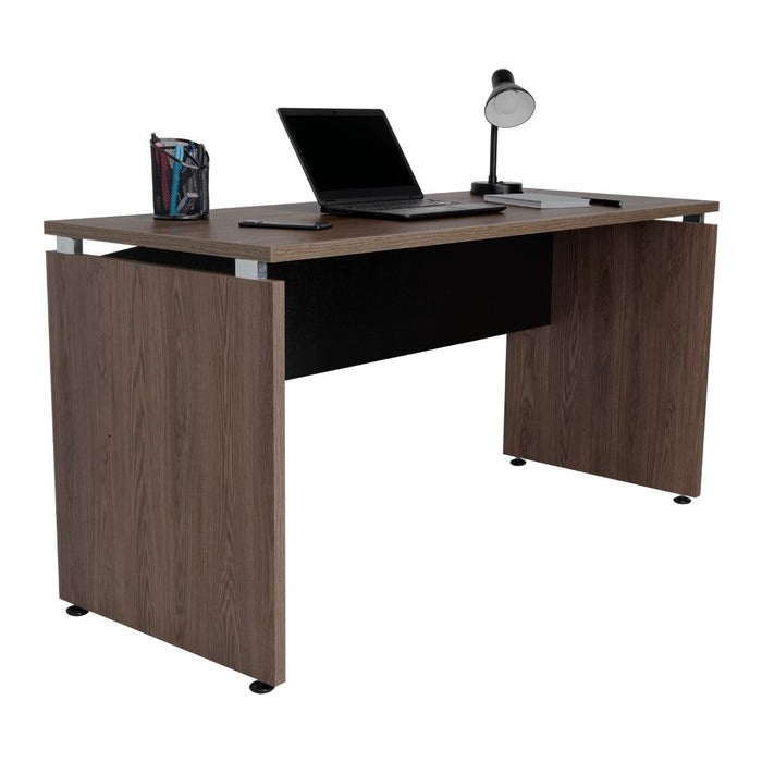 Escritorio Concept 150, Avellana y Wengue, con Amplia Superfice